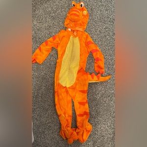 Kids Orange Dinosaur Costume